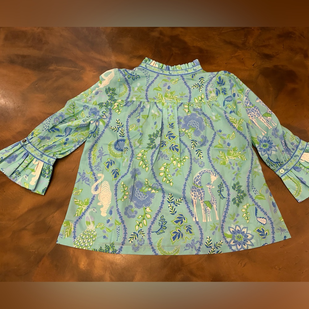 GRETCHEN SCOTT - Jungle Symphony Ruffleneck Tunic NWT - Picture 6 of 8